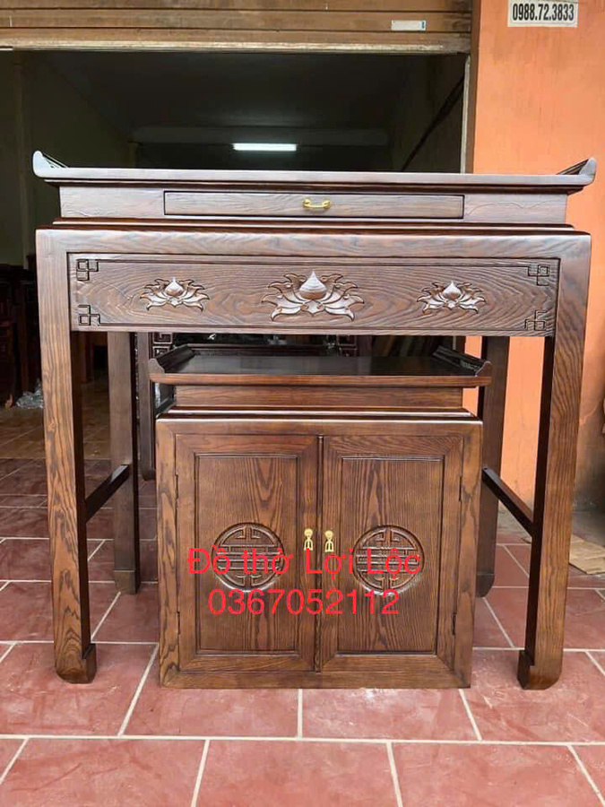 Mẫu án thờ 009