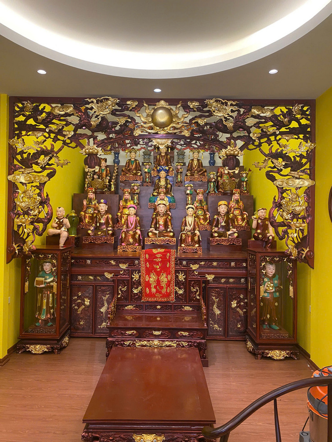 Mẫu điện thờ tư gia 004