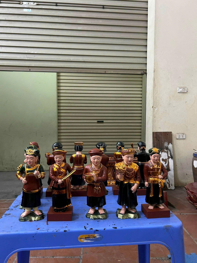 Tượng thập nhị tiên làng 002