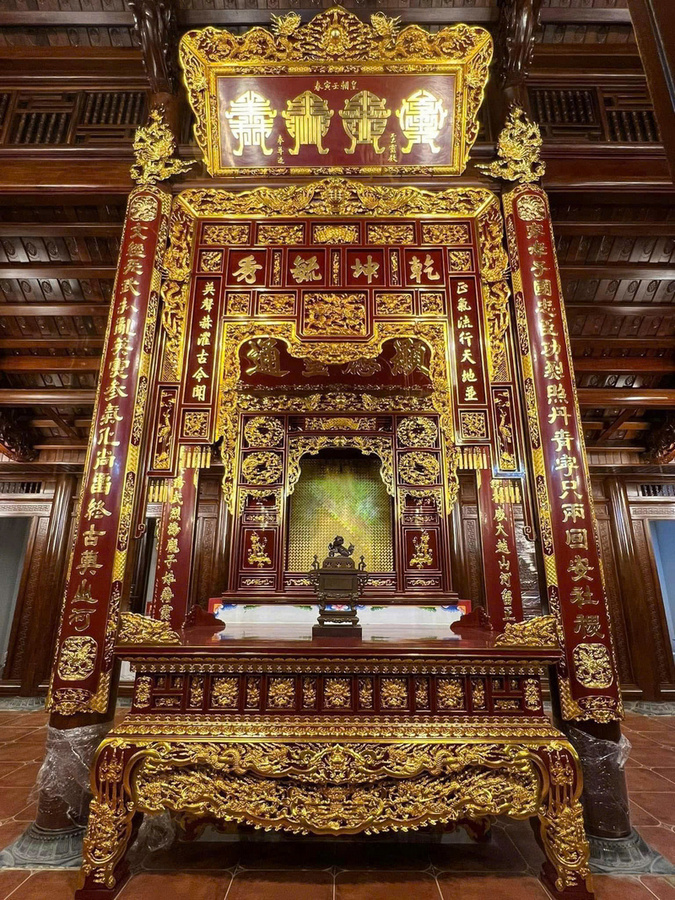 Mẫu điện thờ tư gia 010